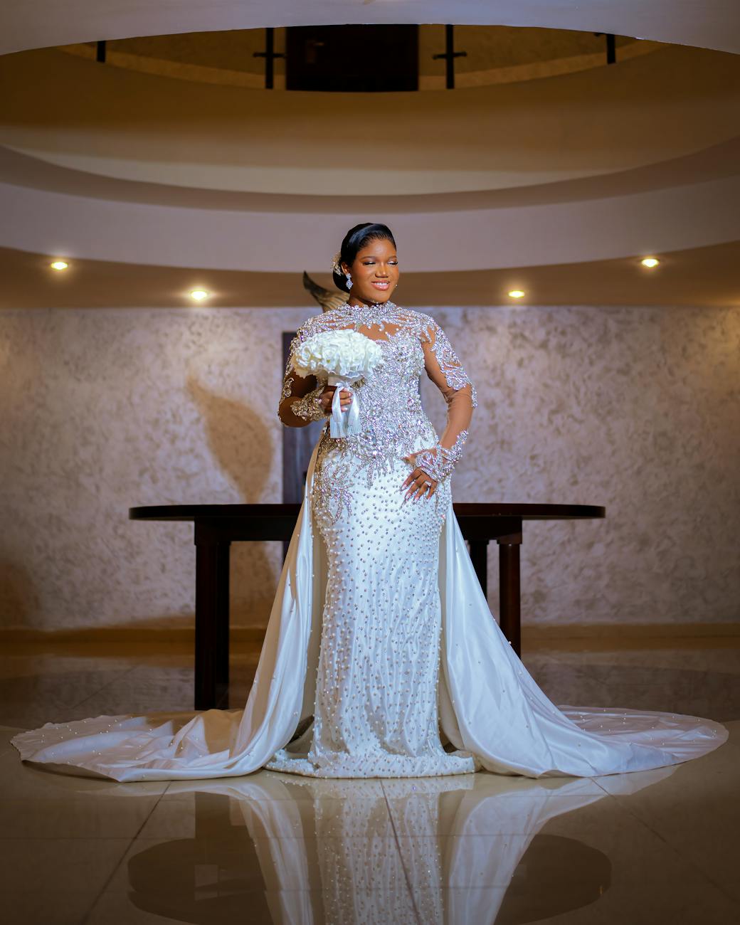 Haut Soie Manches Larges